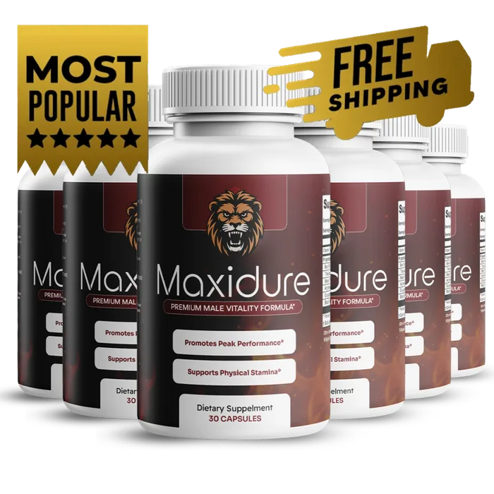 Maxidure 6 bottles — 180-day supply